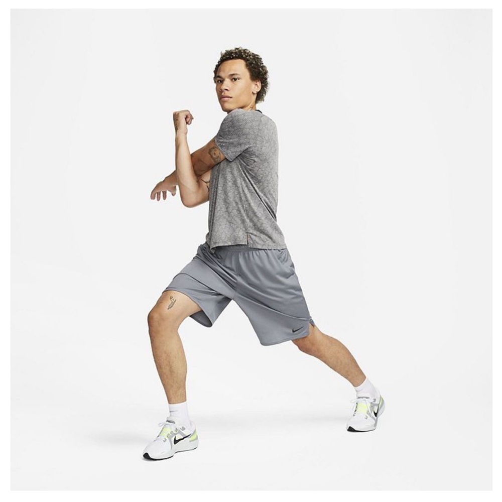 Nike Men's Dri-Fit grey Athletic Shorts - Picture 5 of 6